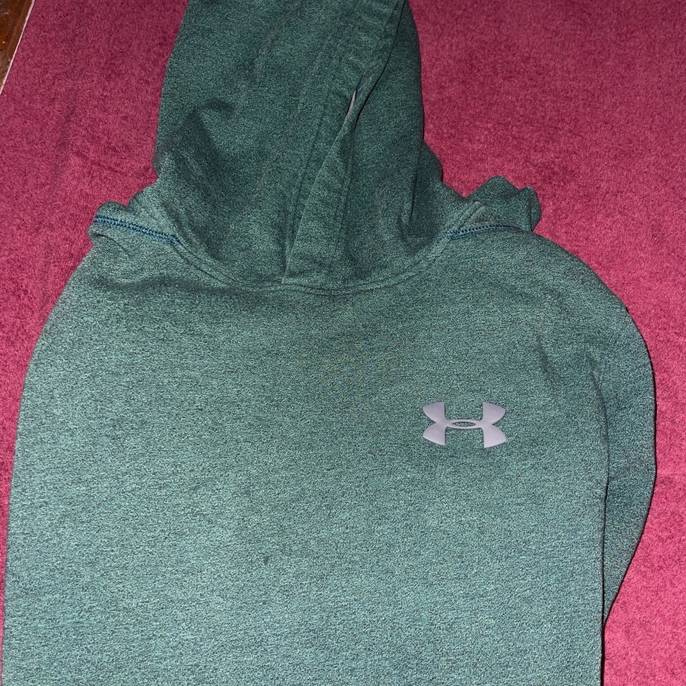 Under Armour Teal and Gray ColdGear Hoodie